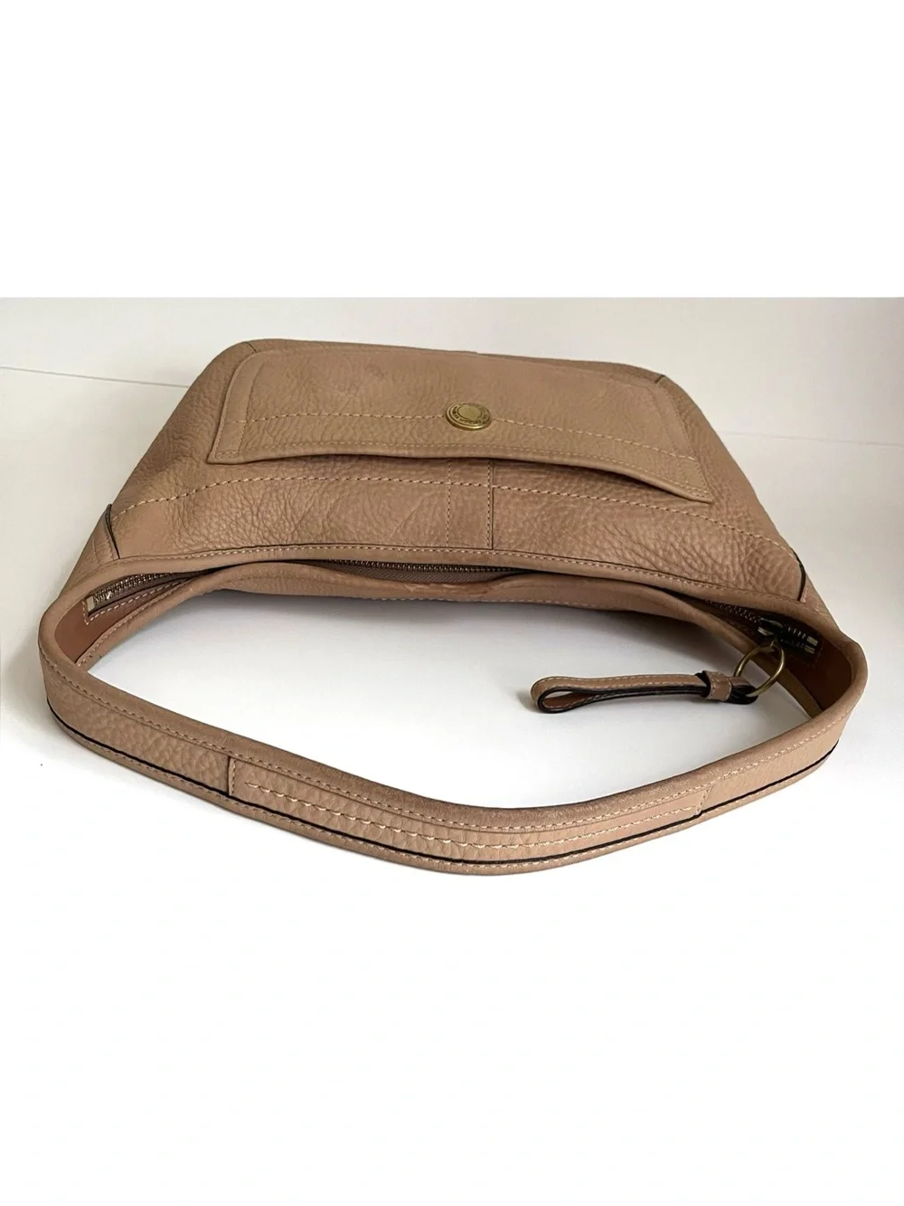 VINTAGE | Coach Ergo | Nude Tan | Pebbled Leather | Hobo Shoulder Bag